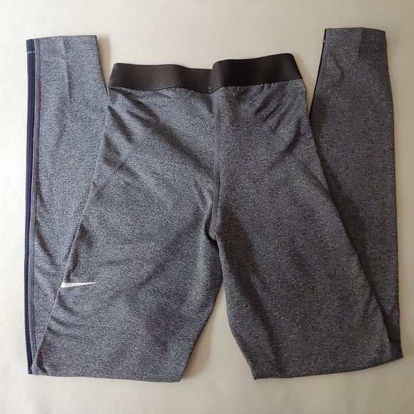NIKE Pro Warm Training Tight Fit Charcoal Small - Picture 6 of 8